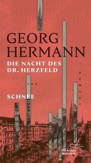 Cover von Die Nacht des Dr. Herzfeld & Schnee