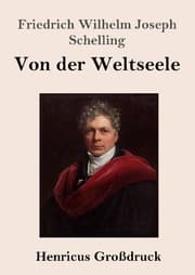 Cover von Von der Weltseele (Großdruck)