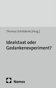 Cover von Idealstaat oder Gedankenexperiment?