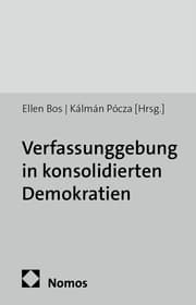 Cover von Verfassunggebung in konsolidierten Demokratien