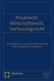 Cover von Privatrecht, Wirtschaftsrecht, Verfassungsrecht