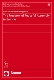 Cover von The Freedom of Peaceful Assembly in Europe