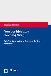 Cover von Von der Idee zum next big thing