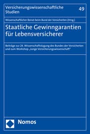Cover von Staatliche Gewinngarantien für Lebensversicherer