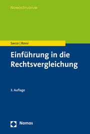 Cover von Einführung in die Rechtsvergleichung