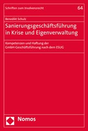 Cover von Sanierungsgeschäftsführung in Krise und Eigenverwaltung