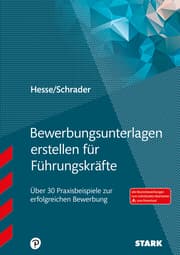 Cover von STARK Bewerbungsunterlagen erstellen für Führungskräfte