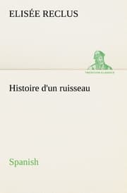 Cover von Histoire d'un ruisseau.Spanish