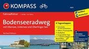 Cover von KOMPASS Fahrradführer Bodenseeradweg mit Obersee, Untersee und Überlinger See