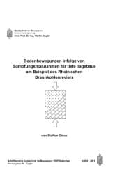Cover von Bodenbewegungen infolge von Sümpfungsmaßnahmen für tiefe Tagebaue am Beispiel des Rheinischen Braunkohlenreviers