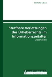Cover von Strafbare Verletzungen des Urheberrechts im Informationszeitalter