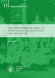 Cover von Das proletarische Milieu in Röthenbach an der Pegnitz von 1928 bis 1933