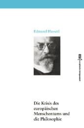 Cover von Die Krisis des europäischen Menschentums und die Philosophie