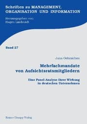 Cover von Mehrfachmandate von Aufsichtsratsmitgliedern