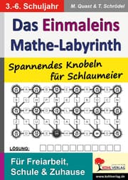 Cover von Das Einmaleins-Mathe-Labyrinth