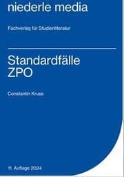 Cover von Standardfälle ZPO 2024