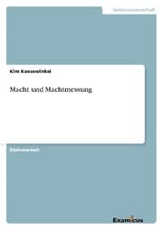 Cover von Macht und Machtmessung