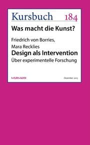 Cover von Design als Intervention