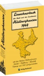 Cover von Adressbuch Einwohnerbuch Stadt und Landkreises HILDBURGHAUSEN 1949 in THÜRINGEN