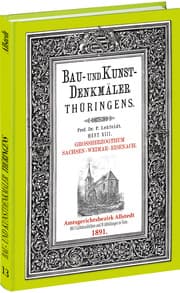Cover von Amt ALLSTEDT 1891. Bau- und Kunstdenkmäler Thüringens.
