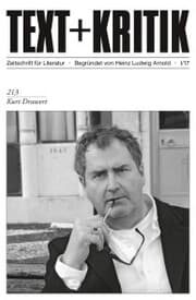 Cover von TEXT + KRITIK 213 - Kurt Drawert
