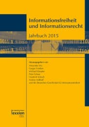 Cover von Informationsfreiheit und Informationsrecht