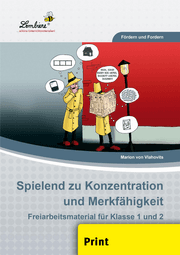 Cover von Spielend zu Konzentration und Merkfähigkeit