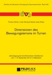 Cover von Dimensionen des Bewegungslernens im Turnen