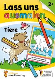 Cover von Lass uns ausmalen - Mein Ausmalbuch ab 2 - Tiere