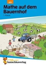 Cover von Mathe 1. Klasse Übungsheft - Mathe auf dem Bauernhof