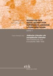 Cover von Jüdische Literatur als europäische Literatur