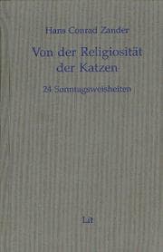 Cover von Von der Religiosität der Katzen
