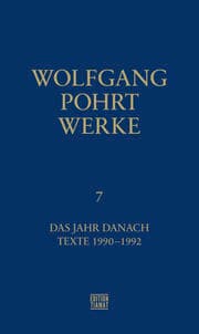 Cover von Wolfgang Pohrt Werke 7