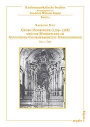 Cover von Georg Donberger (1709-1768) und die Musikpflege im Augustiner-Chorherrenstift Herzogenburg
