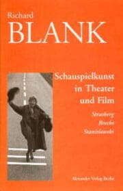 Cover von Schauspielkunst in Theater und Film