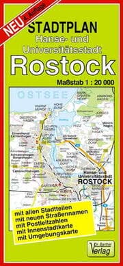 Cover von Stadtplan Hanse- und Universitätsstadt Rostock