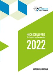 Cover von Hochschulpreis des Bayerischen Baugewerbes 2022