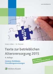 Cover von Betriebliche Altersversorgung von A-Z