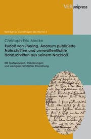 Cover von Rudolf von Jhering