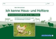 Cover von Ich kenne Haus- und Hoftiere - Schülerarbeitsheft für die 2.bis 4.Klasse