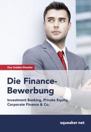 Cover von Das Insider-Dossier: Die Finance-Bewerbung