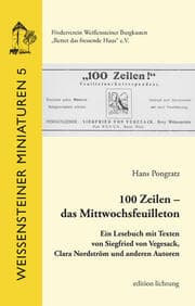 Cover von 100 Zeilen - das Mittwochsfeuilleton