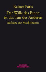Cover von Der Wille des Einen ist das Tun des Anderen