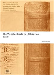 Cover von Die Verbalabstrakta des Altirischen 1/2