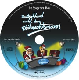 Cover von 25 Übungs-CDs 'Deutschland sucht den Weihnachtsmann'
