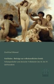 Cover von Futilitates - Beiträge zur volkskundlichen Erotik