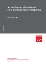 Cover von Service Recovery Paradox aus einer Customer Delight Perspektive
