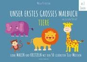 Cover von Unser erstes großes Malbuch - Tiere