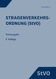 Cover von Straßenverkehrsordnung