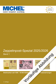 Cover von MICHEL Zeppelin- und Flugpost Spezial 2025/2026 Band 1